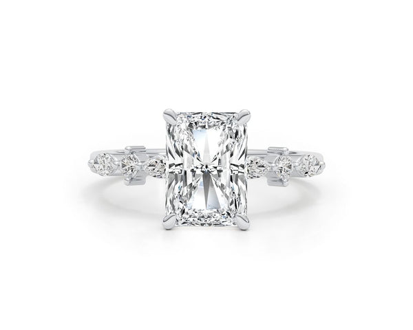 Rebecca - Radiant Cut 3.05 Carat Diamond Engagement Ring