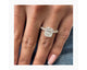 Aila - Cushion Cut 4 Carat Diamond Engagement Ring