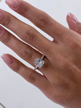 Aila Engagement Ring 4 Carat Yellow Gold