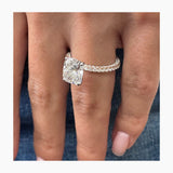 Aila Engagement Ring 4 Carat Yellow Gold