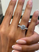 Avalynn Engagement Ring 4 Carat White Gold