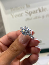 Avalynn Engagement Ring 4 Carat White Gold