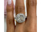 Lona - Cushion Cut 5.25 Carat Diamond Engagement Ring