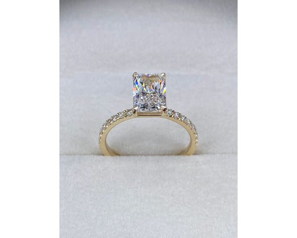 Laylah - Radiant Cut 2.30 Carat Diamond Engagement Ring