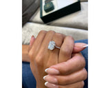 Goldie - Cushion Cut 4.35 Carat Diamond Engagement Ring