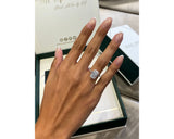 Goldie - Cushion Cut 4.35 Carat Diamond Engagement Ring