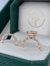 Tiffany Engagement Ring 4.45 Carat Rose Gold