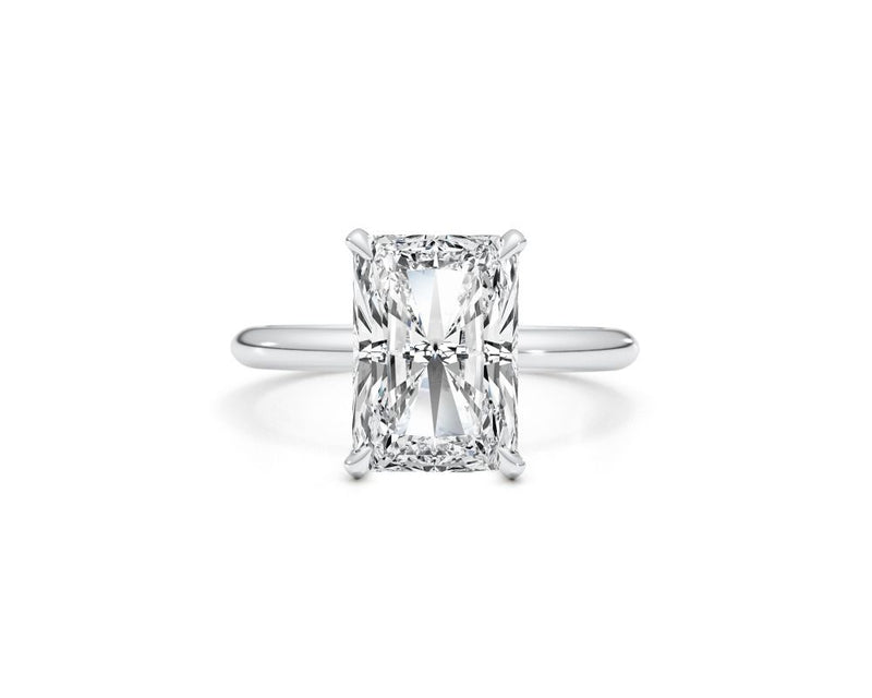 Marisol - Radiant Cut 4 Carat Diamond Engagement Ring