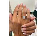 Marisol - Radiant Cut 4 Carat Diamond Engagement Ring