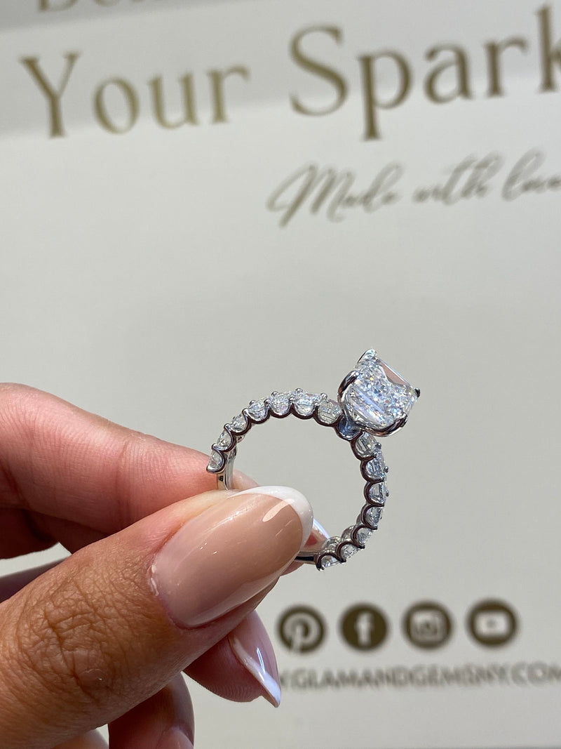 Valery Engagement Ring Carat White Gold – Glam and Gems Diamonds