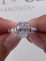 Giana Engagement Ring 3.65 Carat White Gold