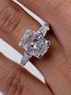 Giana Engagement Ring 3.65 Carat White Gold