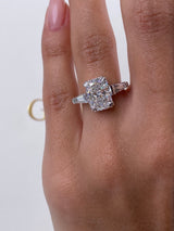 Giana Engagement Ring 3.65 Carat White Gold