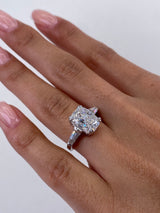Giana Engagement Ring 3.65 Carat White Gold