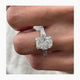 Giana Engagement Ring 3.65 Carat White Gold