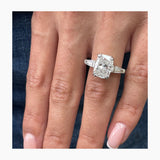 Giana Engagement Ring 3.65 Carat White Gold