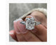 Giana - Cushion Cut 3.65 Carat Diamond Engagement Ring