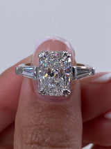 Giana Engagement Ring 3.65 Carat White Gold