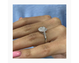 Lacey - Round Cut 1 Carat Diamond Engagement Ring