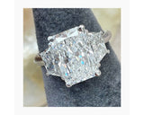 aya - Radiant Cut 5.50 Carat Diamond Engagement Ring