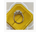 aya - Radiant Cut 5.50 Carat Diamond Engagement Ring