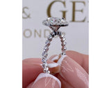 Kinslee - Oval Cut 1.65 Carat Diamond Engagement Ring
