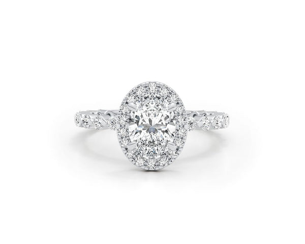 Kinslee - Oval Cut 1.65 Carat Diamond Engagement Ring