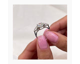 Mishel - Round Cut 3.35 Carat Diamond Engagement Ring