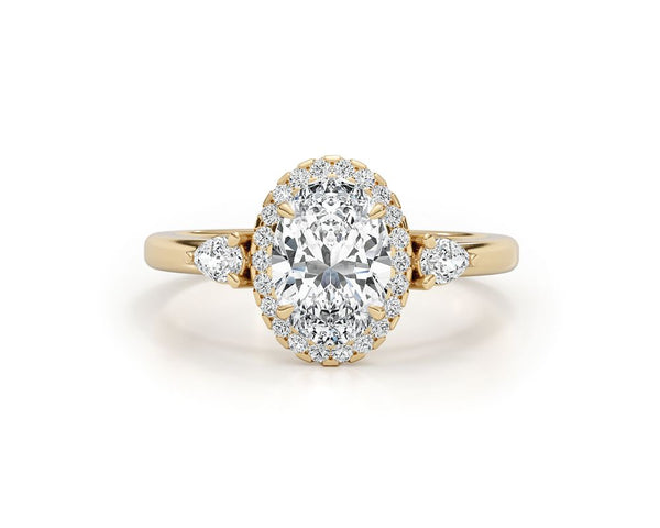 VENESSA - Oval Cut 1.90 Carat Diamond Engagement Ring