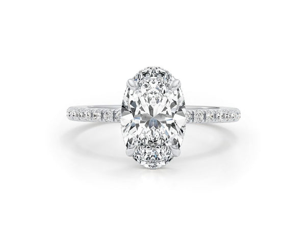 Emma - Oval Cut 2.80 Carat Diamond Engagement Ring