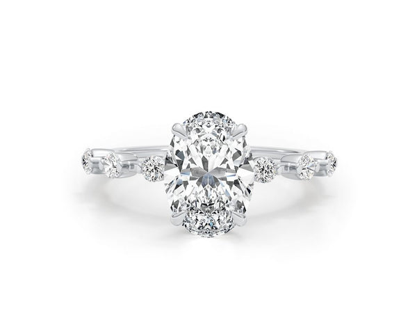 MORENA - Oval Cut 2.82 Carat Diamond Engagement Ring