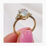 Sophia Engagement Ring 2.74 Carat Yellow Gold
