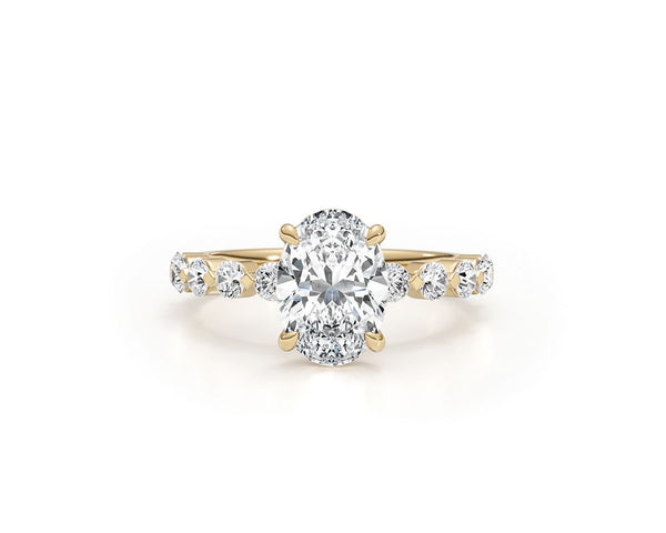 Baylor - Oval Cut 2.60 Carat Diamond Engagement Ring