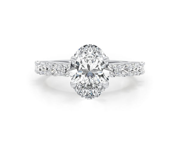 JISSELE - Oval Cut 2.90 Carat Diamond Engagement Ring