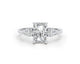 Kayla 3 Stone Diamond Engagement Ring, White Gold 18K