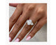Liza - Oval Cut 3.94 Carat Diamond Engagement Ring