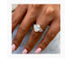 Liza - Oval Cut 3.94 Carat Diamond Engagement Ring