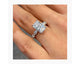 Milena - Radiant Cut 3.05 Carat Diamond Engagement Ring