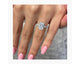 Milena - Radiant Cut 3.05 Carat Diamond Engagement Ring