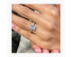 Milena - Radiant Cut 3.05 Carat Diamond Engagement Ring