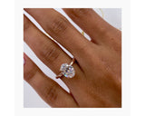 Miley - Oval Cut 3.20 Carat Diamond Engagement Ring