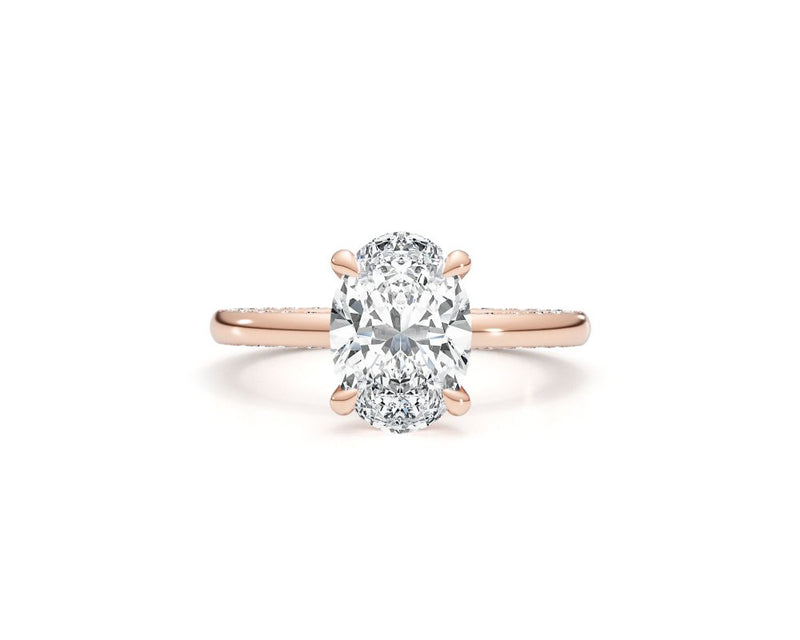 Miley - Oval Cut 3.20 Carat Diamond Engagement Ring