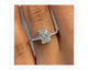 Reina - Radiant Cut 1.20 Carat Diamond Engagement Ring