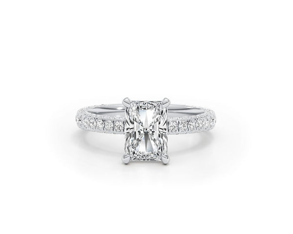 SELINA - Radiant Cut 3.10 Carat Diamond Engagement Ring