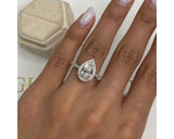 Tina - Pear Cut 3.26 Carat Diamond Engagement Ring