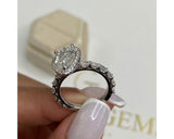 Tina - Pear Cut 3.26 Carat Diamond Engagement Ring