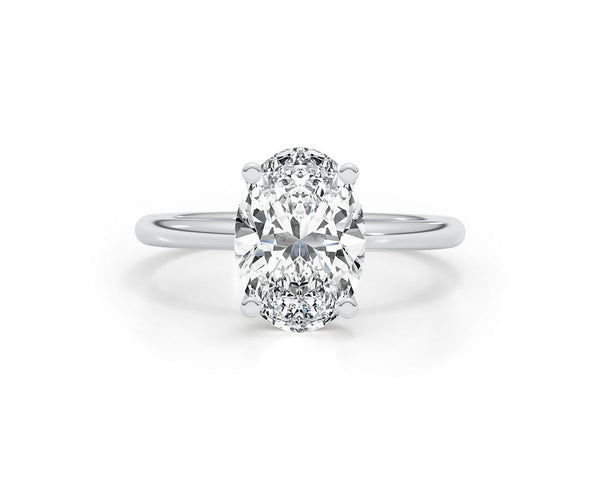 Vada - Oval Cut 1.85 Carat Diamond Engagement Ring