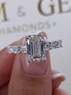 Alia Engagement Ring 3.70 Carat White Gold