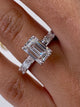 Alia Engagement Ring 3.70 Carat White Gold