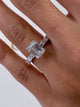 Alia Engagement Ring 3.70 Carat White Gold